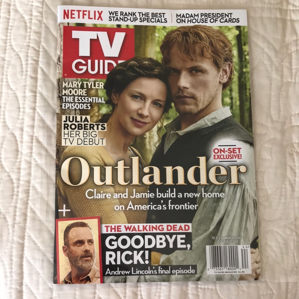 Outlander TV Guide Magazine October 29th-November 11th, 2018